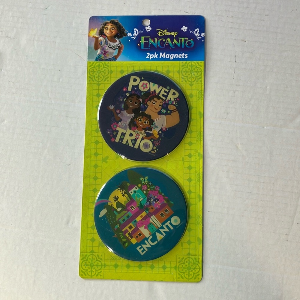 Disney - Encanto (Movie)- 2pk 4" Magnets - Power Trio & Encanto New Sealed